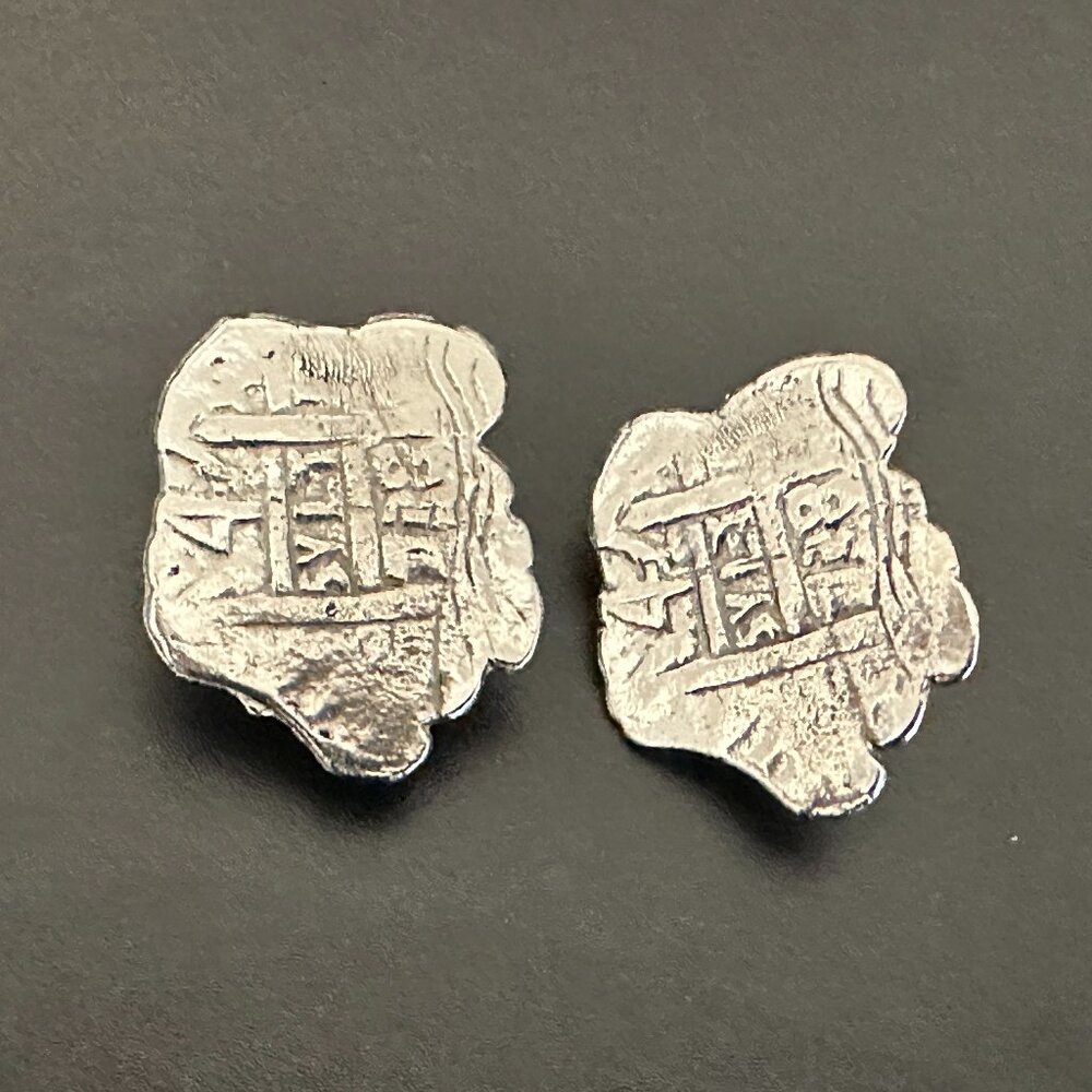 Accessocraft NYC Unique Amazing Vintage Screw Back Clip On Earrings Silver Tone